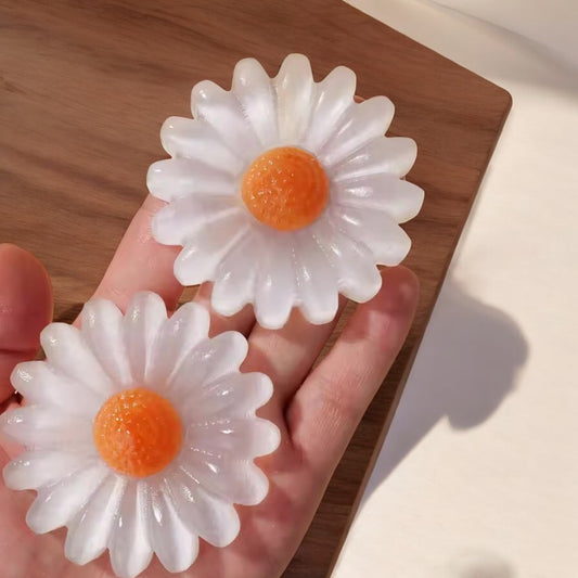 White Selenite Crystal Flower Sculpture