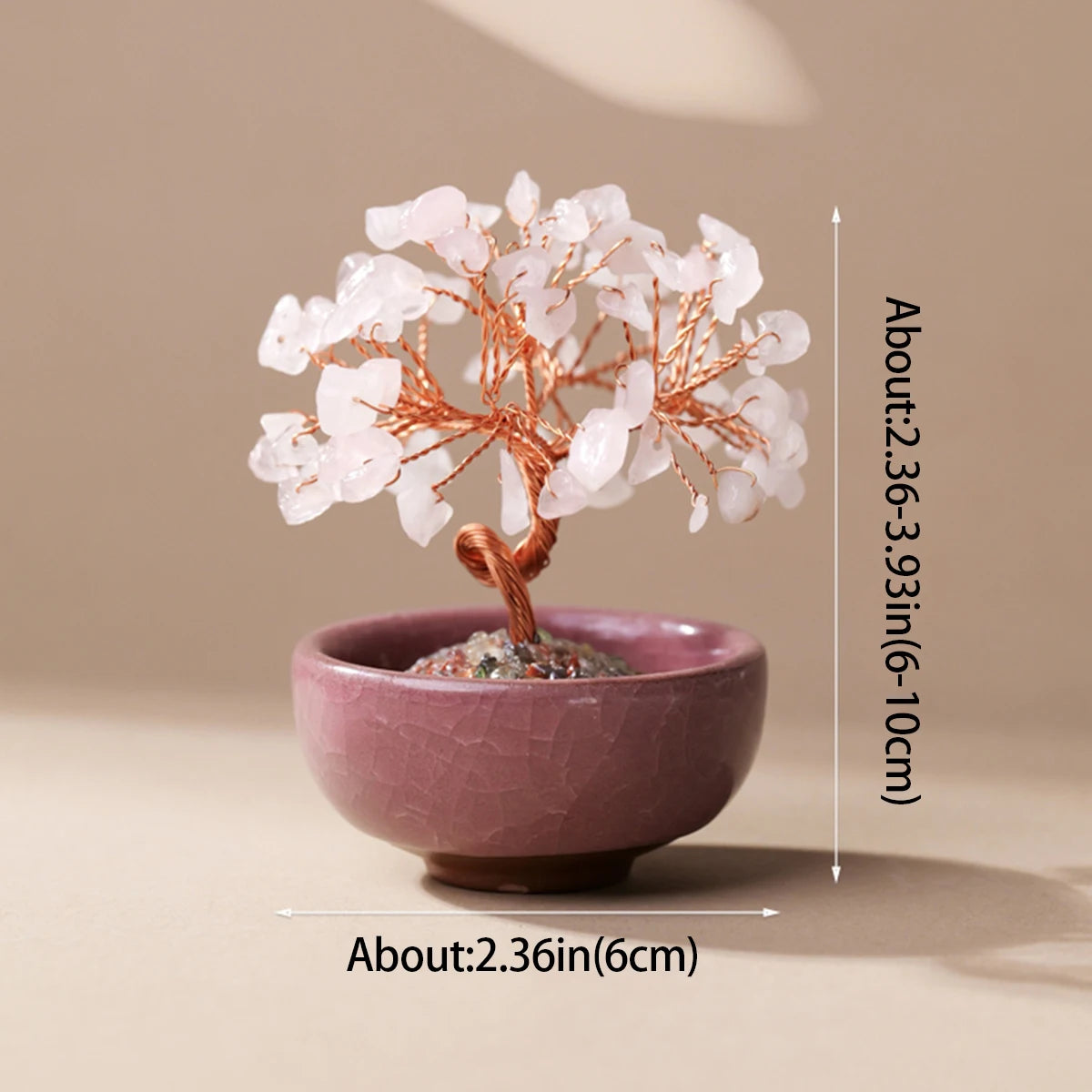 Crystal Tea Bowl Tree of Life