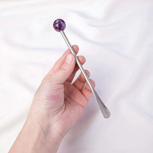 Crystal ball Teaspoon Drink Stirrers