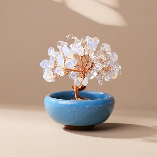 Crystal Tea Bowl Tree of Life