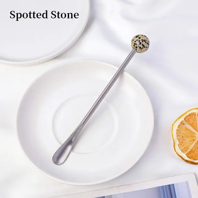 Crystal ball Teaspoon Drink Stirrers