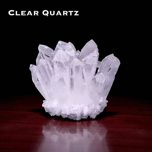 Cluster Crystal Rock Stones Display