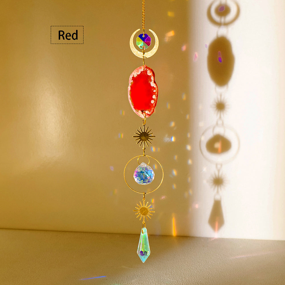 Creative Agate Sun Catcher Hanging