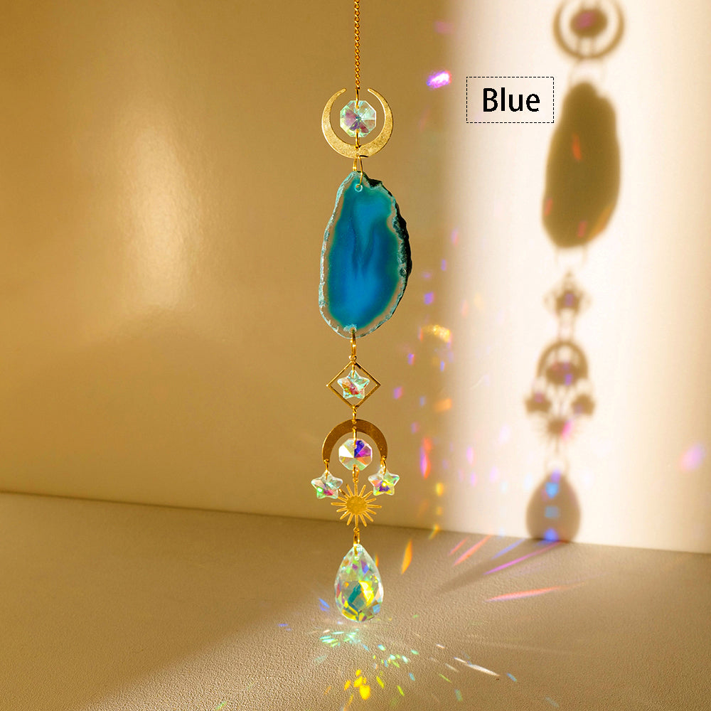 Creative Agate Sun Catcher Hanging