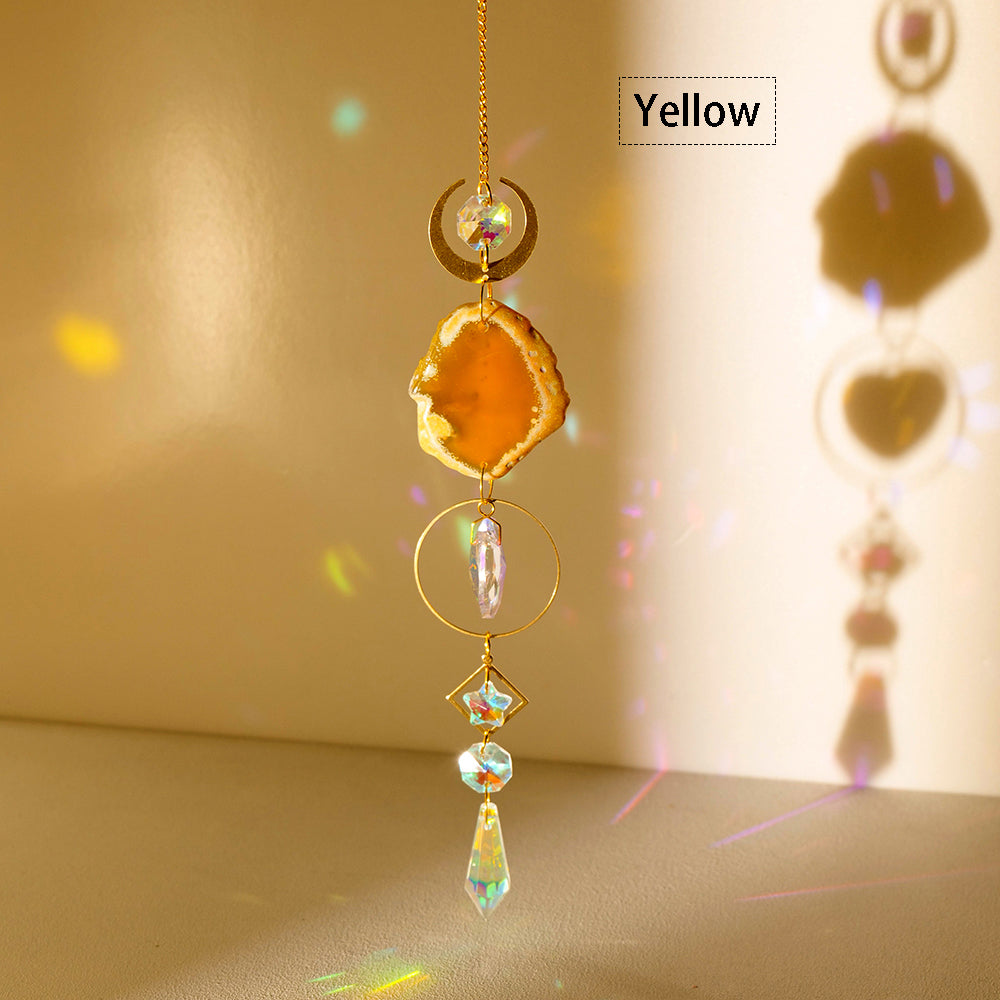 Creative Agate Sun Catcher Hanging