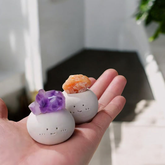 Cute Crystal Buddy – Adorable Raw Stone Ornament