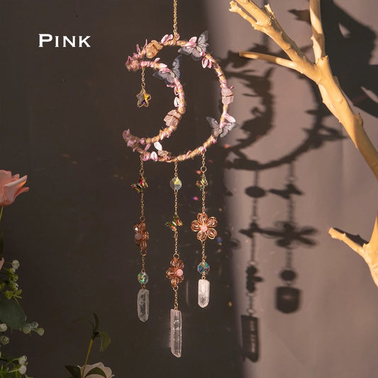 Fairy Butterflies Moon Sun Catcher