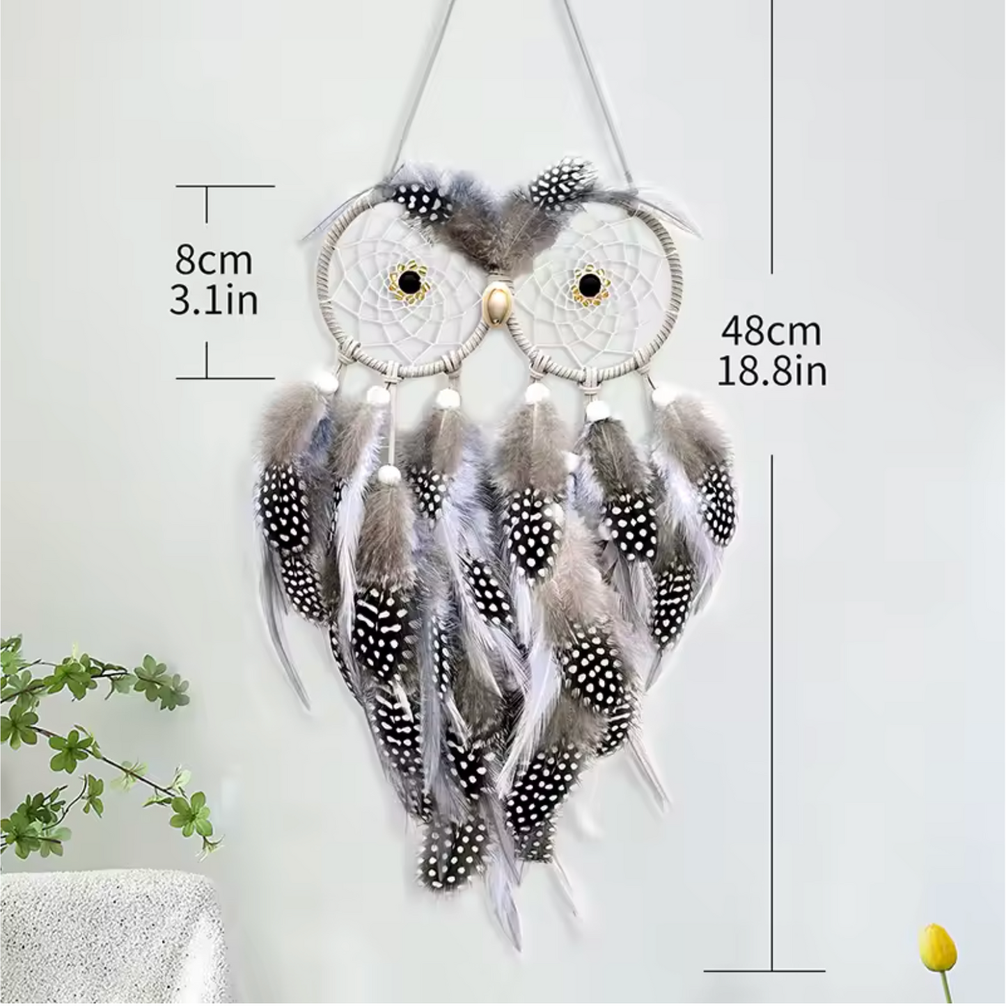 Owl Dream Catcher Animal Wall Hanging