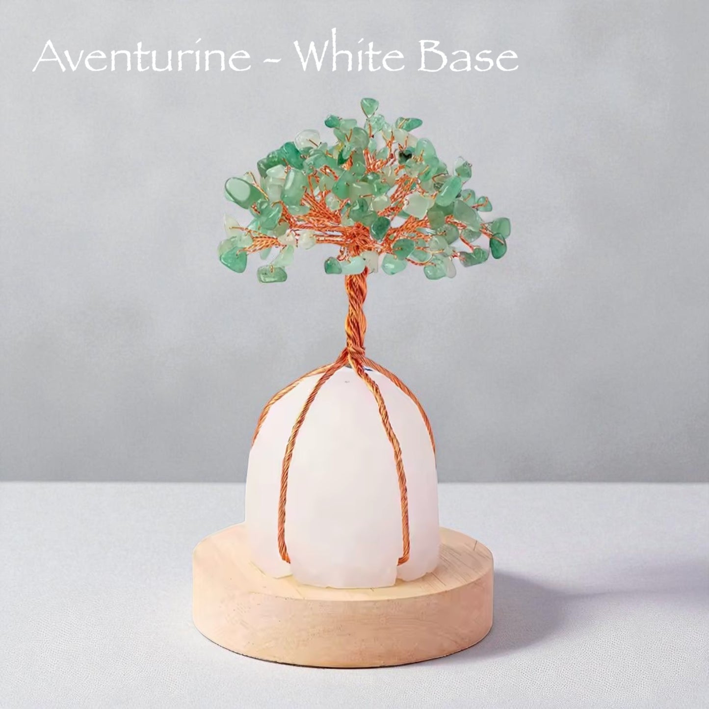 Rooted Crystal Tree on Natural Stone