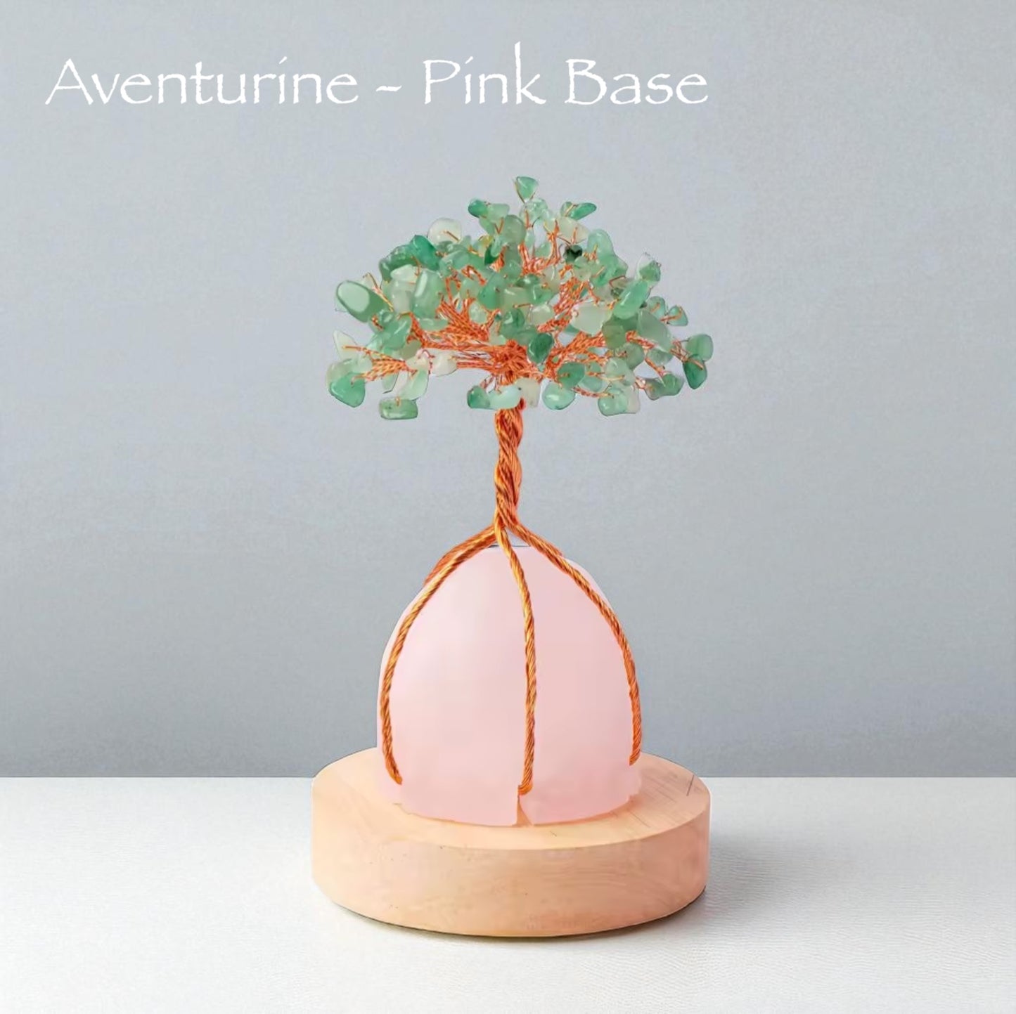 Rooted Crystal Tree on Natural Stone