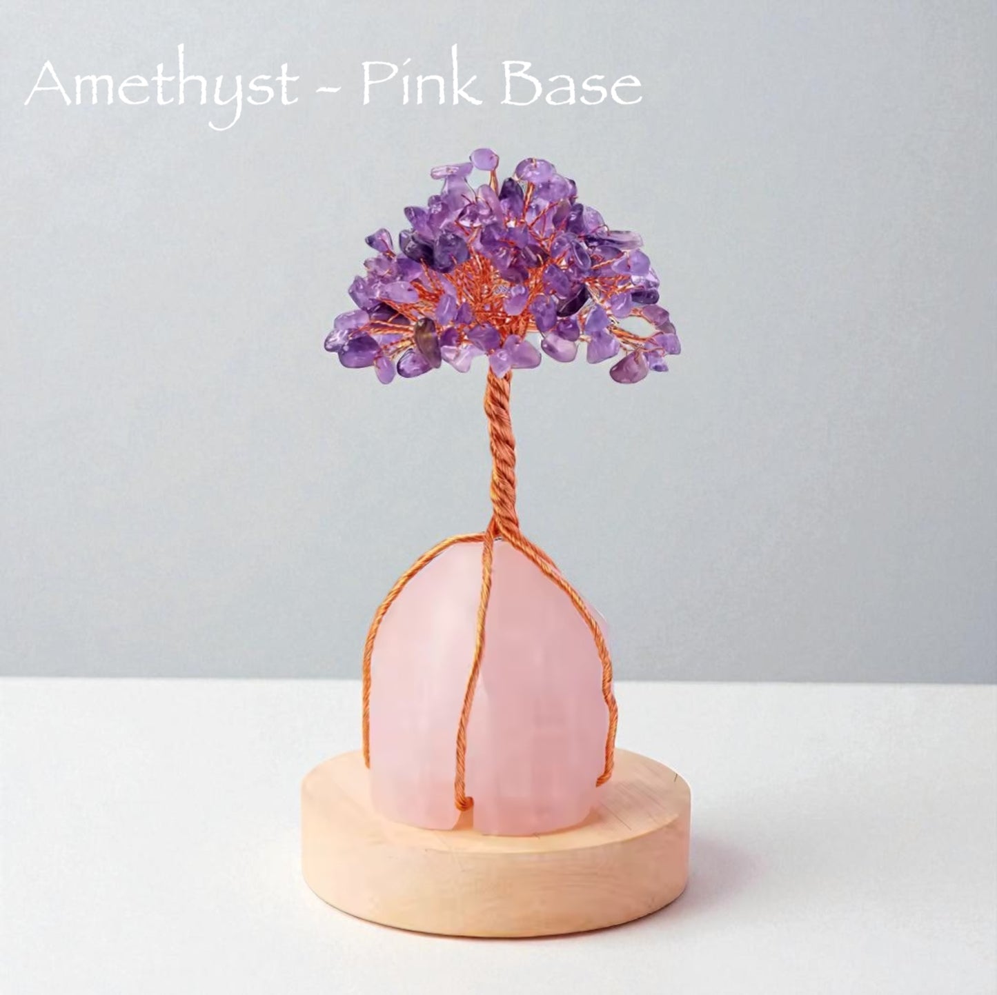 Rooted Crystal Tree on Natural Stone