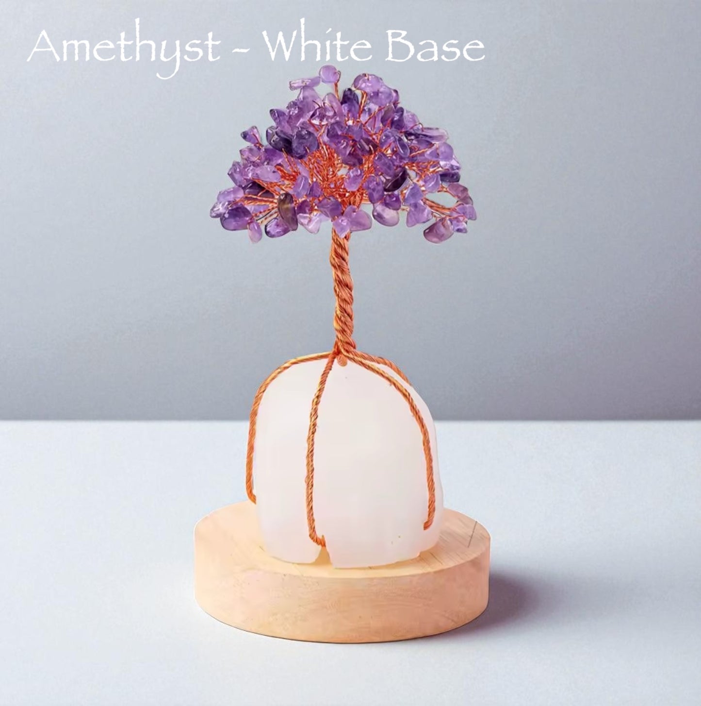 Rooted Crystal Tree on Natural Stone