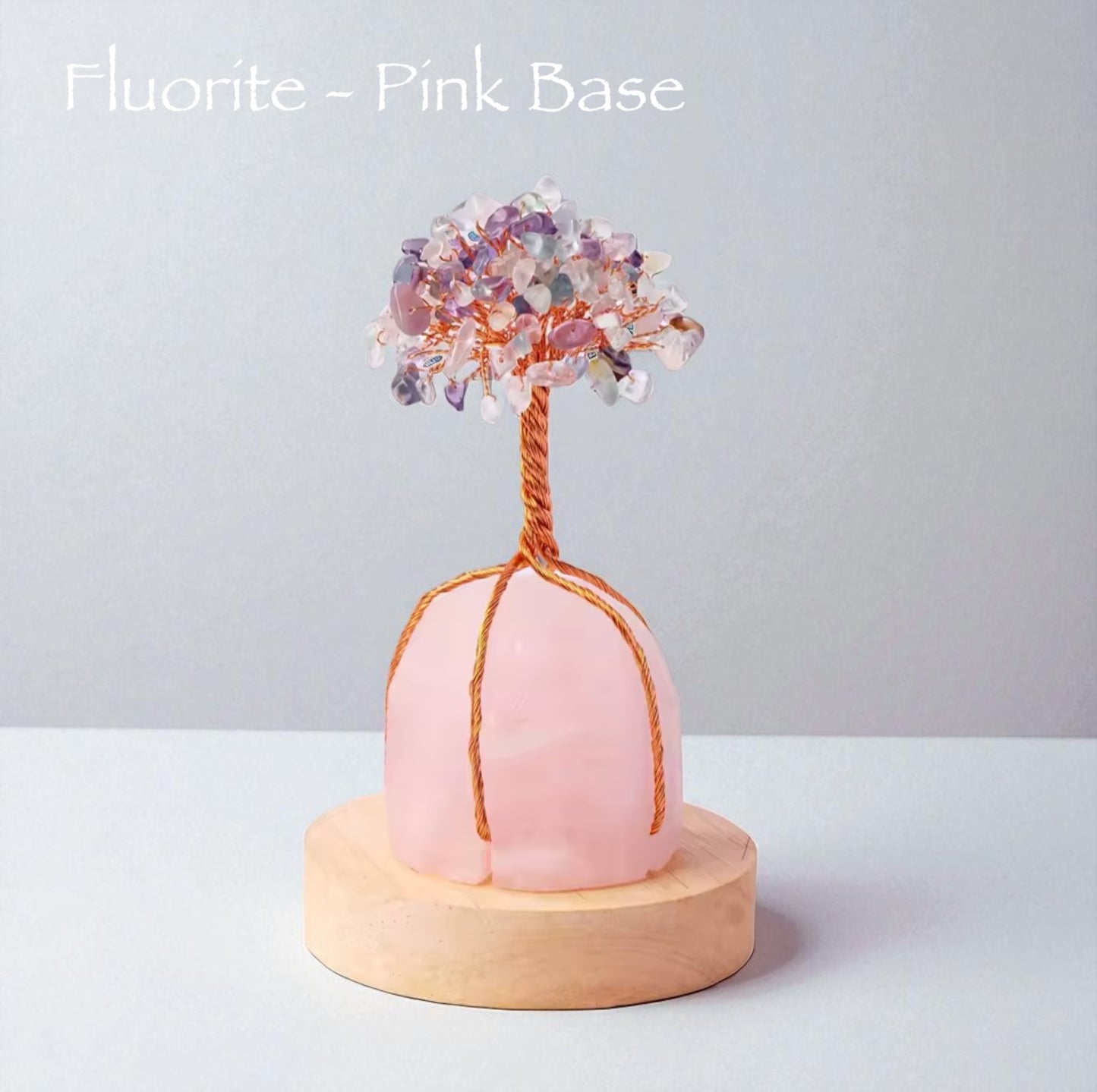 Rooted Crystal Tree on Natural Stone