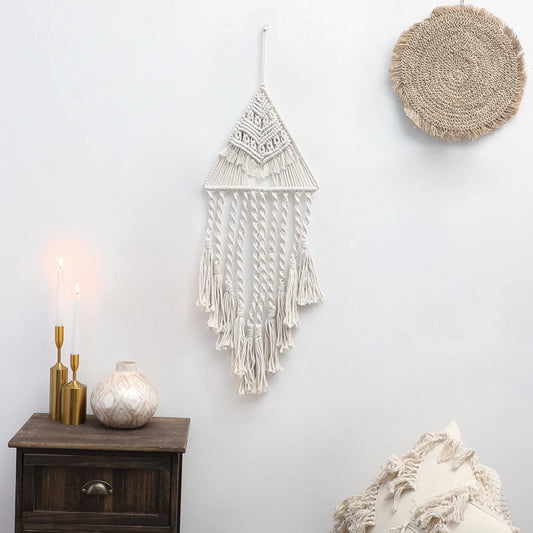 Triangle Tassel Geometric Macrame Dream Catcher