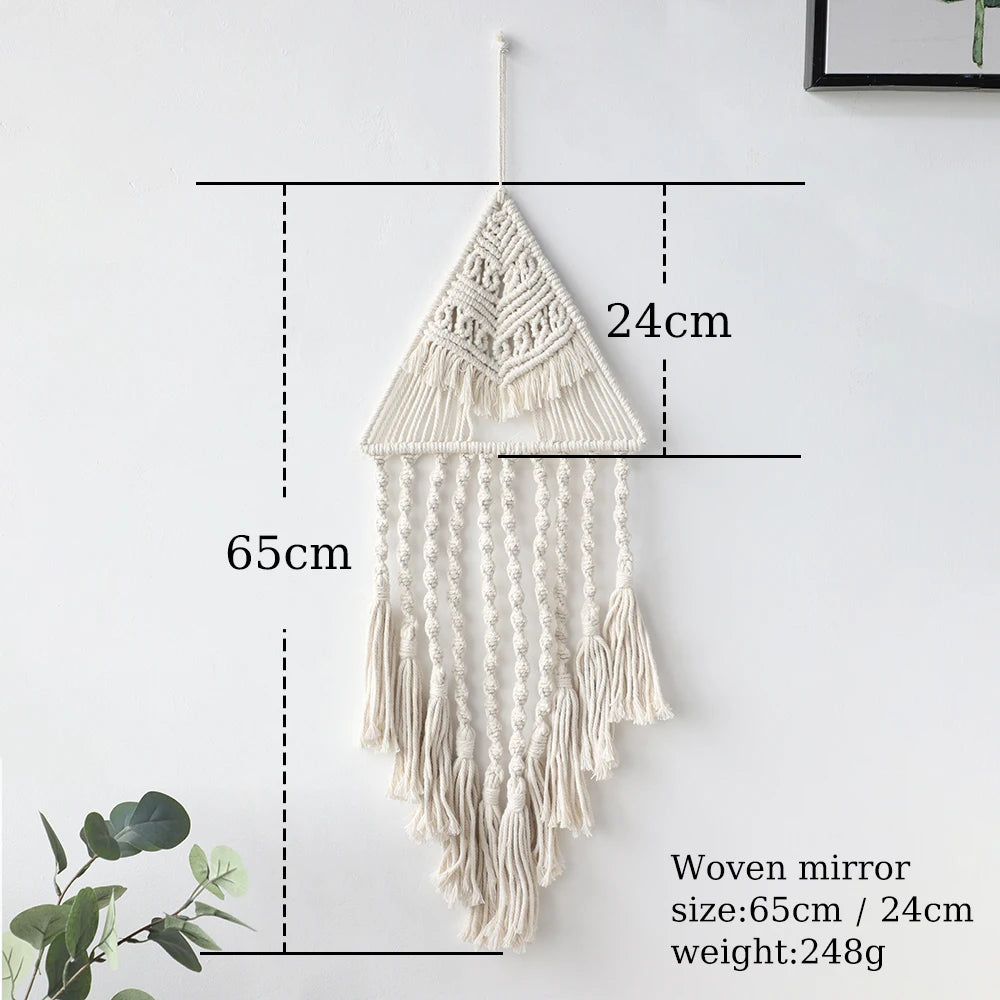 Triangle Tassel Geometric Macrame Dream Catcher