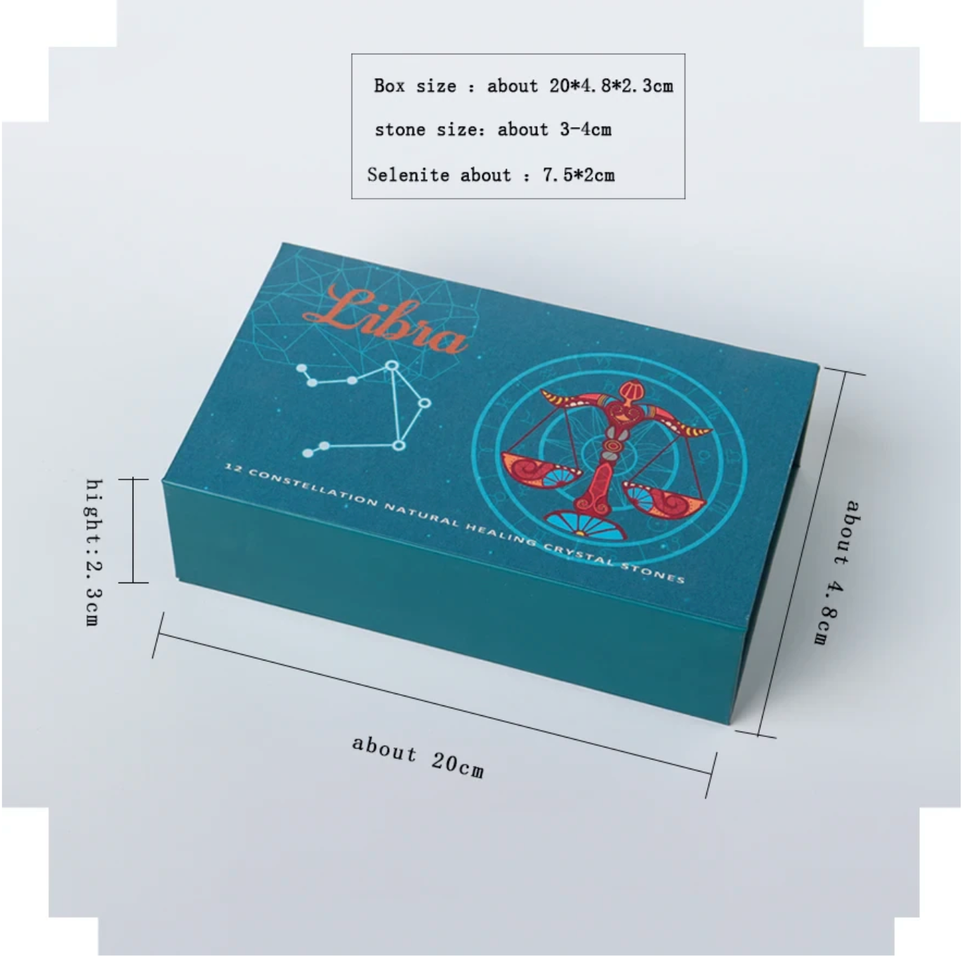 Zodiac Gemstone Guardian Gift Set - 12 Constellations