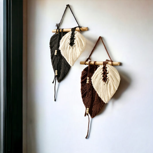 Boho Leaf Macrame Home Decoration