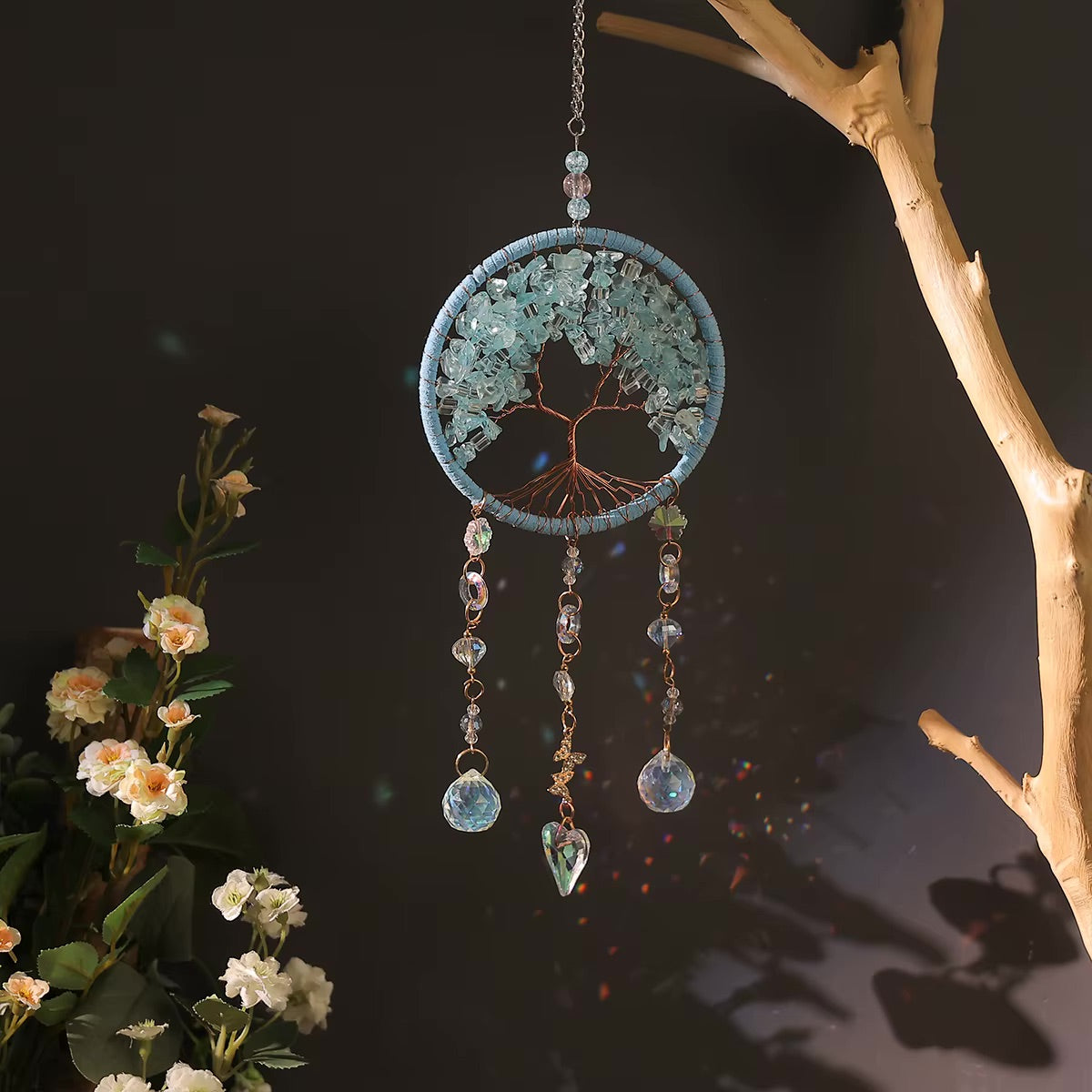 Tree of Life Crystal Suncatchers