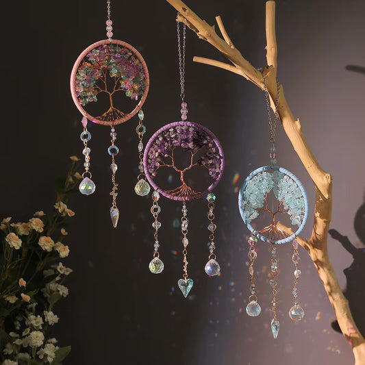 Tree of Life Crystal Suncatchers
