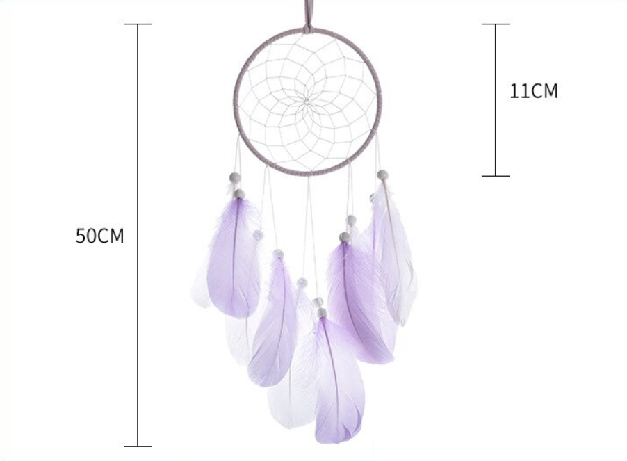 Boho Dreamcatchers with Feathers