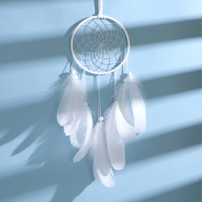 Boho Dreamcatchers with Feathers