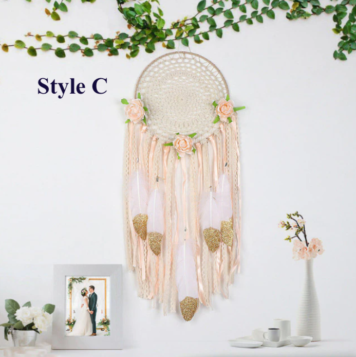 Flowers Dream Catcher Hoop