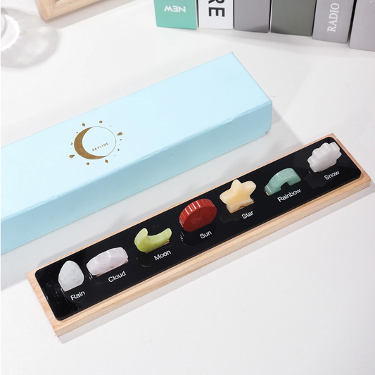 Natural Healing Quartz Weather Crystal Gift Box