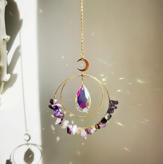Round Suncatcher Crystal Rainbow Prisms