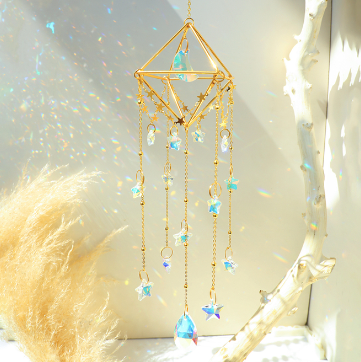 Chandelier Crystal Prism Suncatcher MoonStar – Crystolver