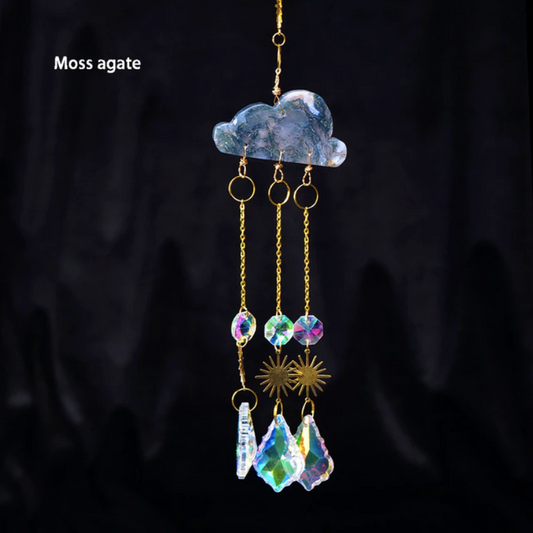 Cloud Carving Rainbow Charm Suncatcher