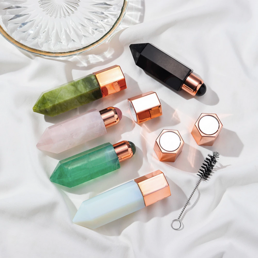Crystal Stone Essential Oil Bottle Facial massage