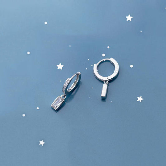 Cubic Zircon Tiny Hoop Earrings