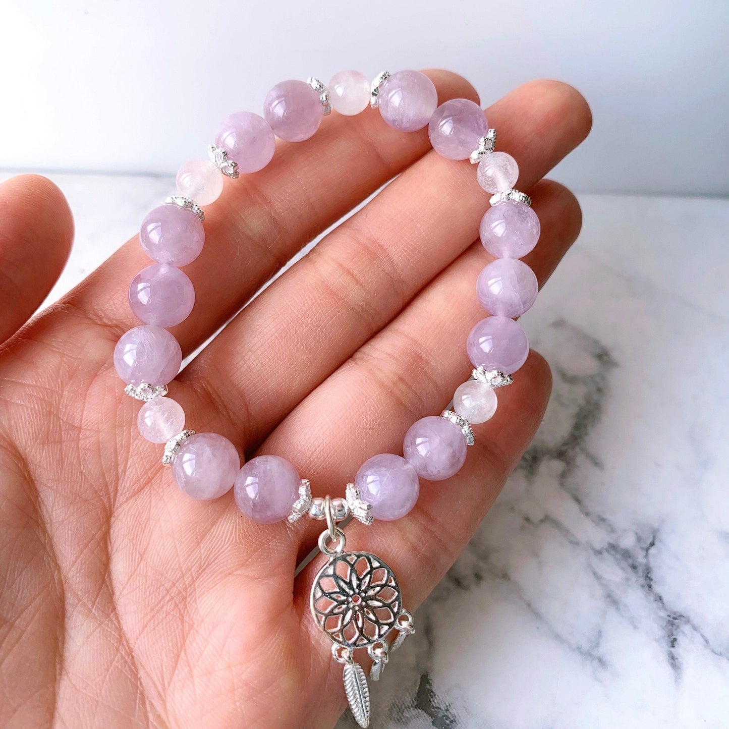 Stress Relief Amethyst Bracelet - Crystolver | Healing Crystal Gift Shop