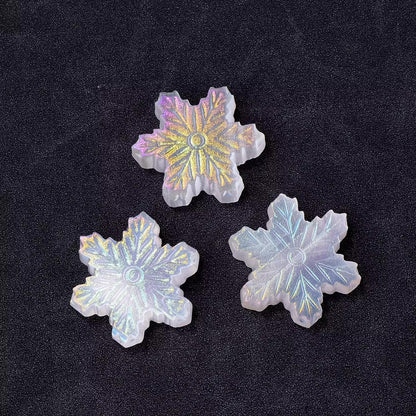 Electroplated Colorful Selenite Snowflake