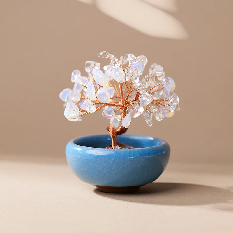 Crystal Tea Bowl  Tree of Life