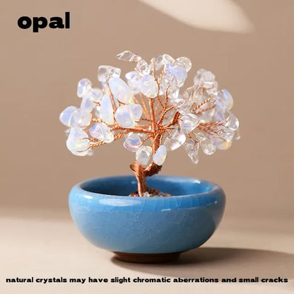 Crystal Tea Bowl  Tree of Life