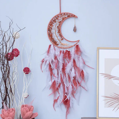 Moon Feather Tree of Life Dreamcatcher