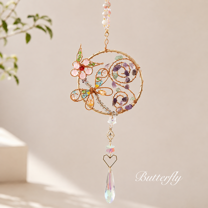 Animal Crystal Suncatcher Window Hanging Decor