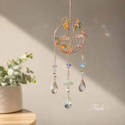 Animal Crystal Suncatcher Window Hanging Decor