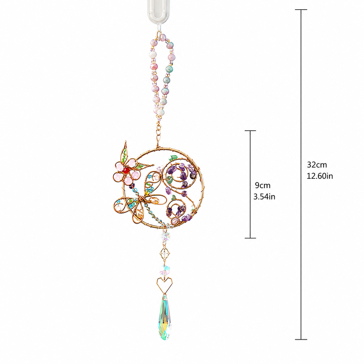 Animal Crystal Suncatcher Window Hanging Decor