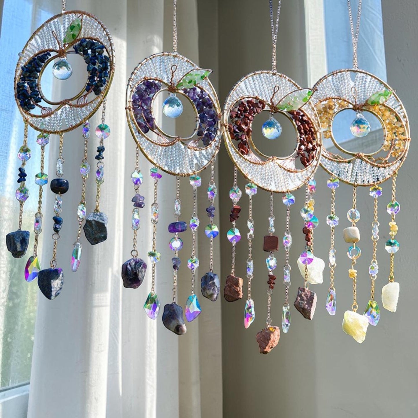 Apple of My Eye Crystal Suncatcher