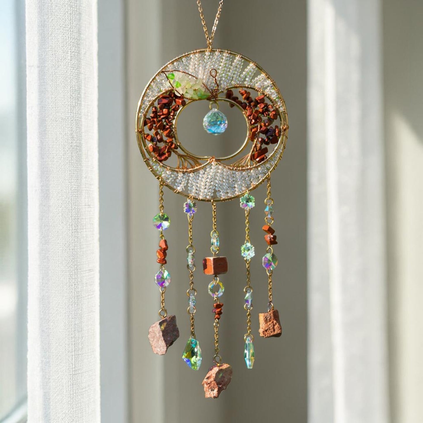 Apple of My Eye Crystal Suncatcher