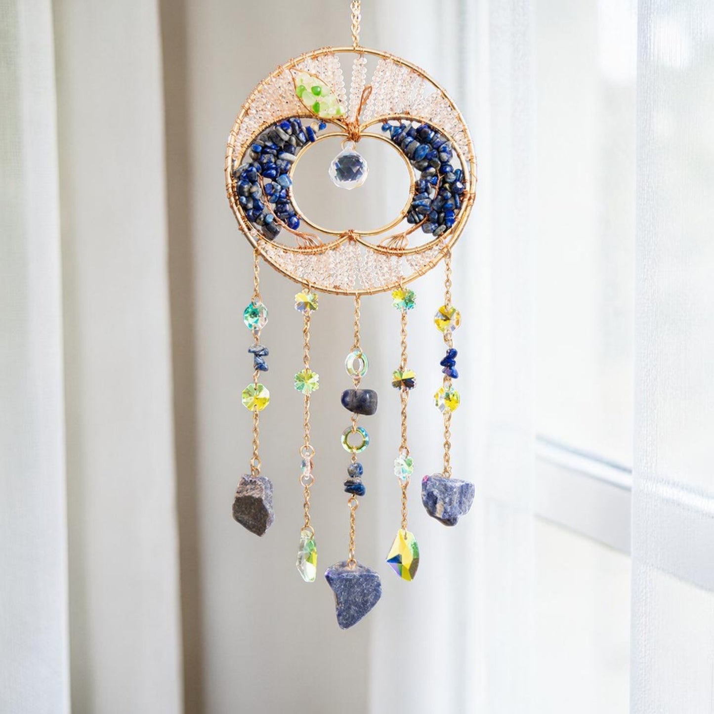 Apple of My Eye Crystal Suncatcher