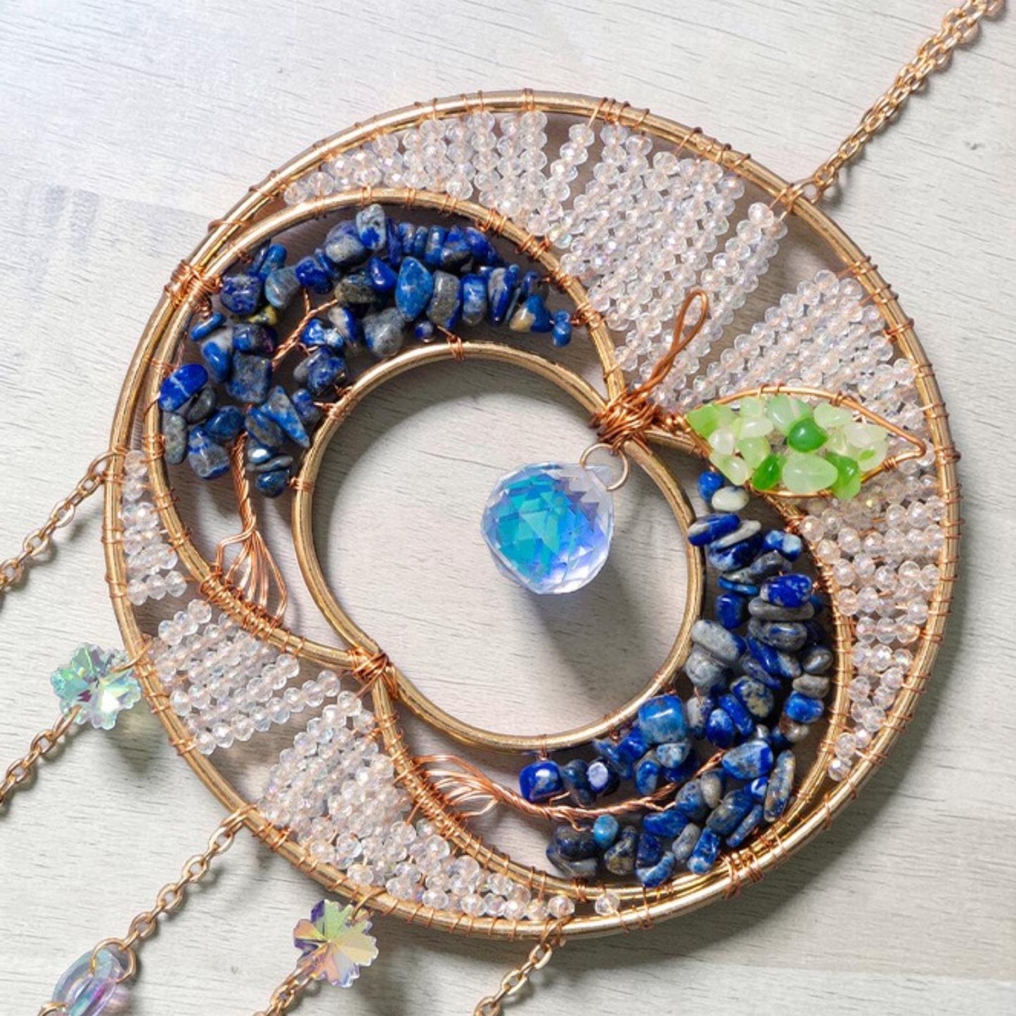 Apple of My Eye Crystal Suncatcher