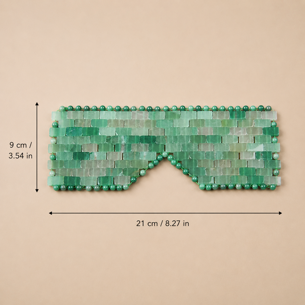 High-Grade Gemstone Eye Mask