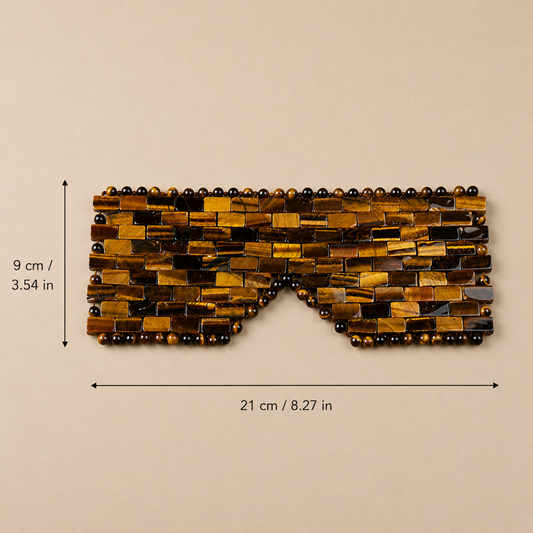 High-Grade Gemstone Eye Mask