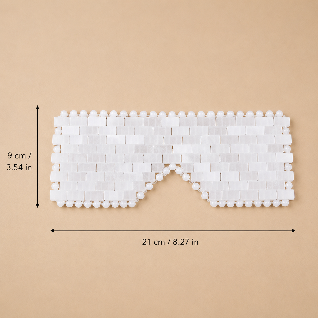 High-Grade Gemstone Eye Mask