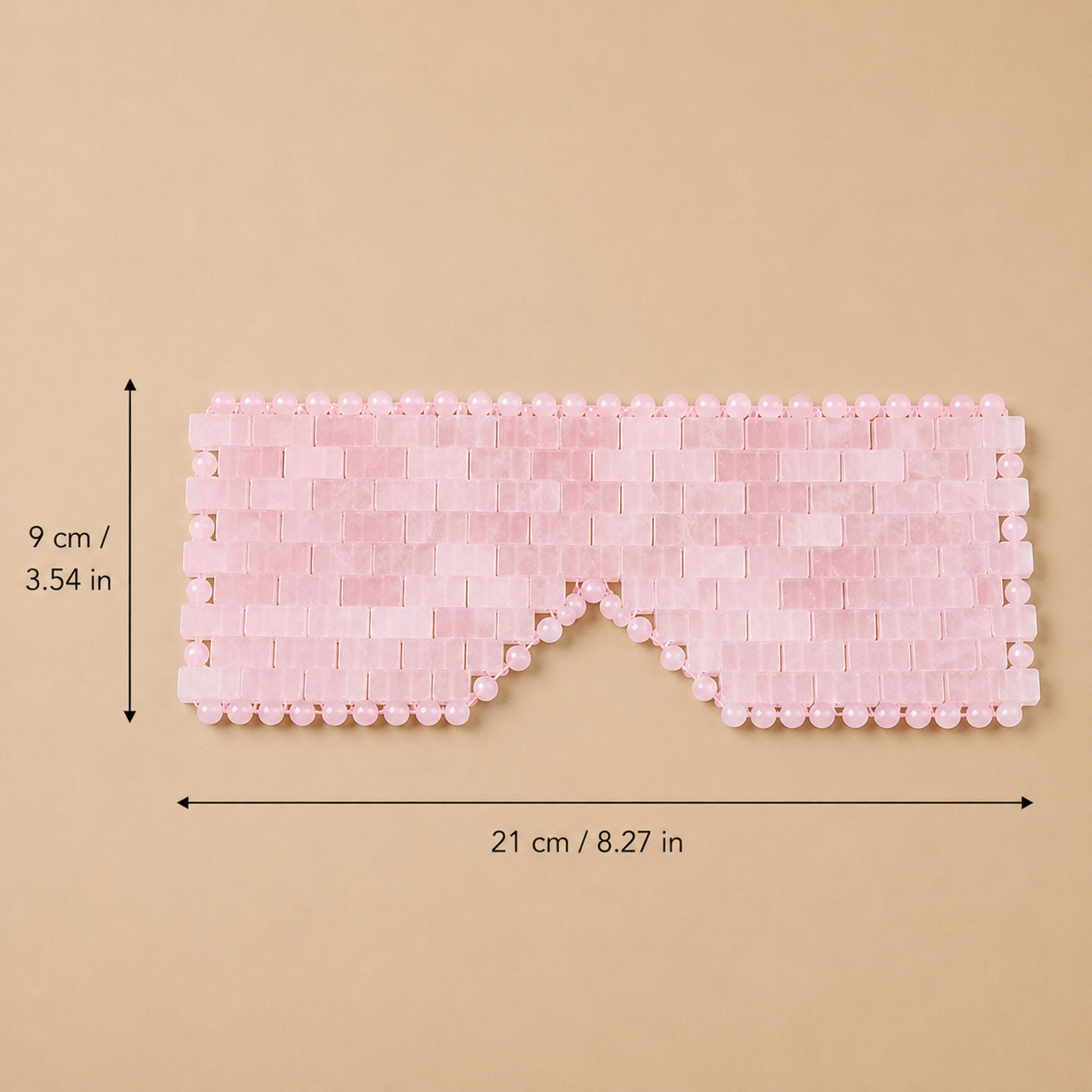 High-Grade Gemstone Eye Mask