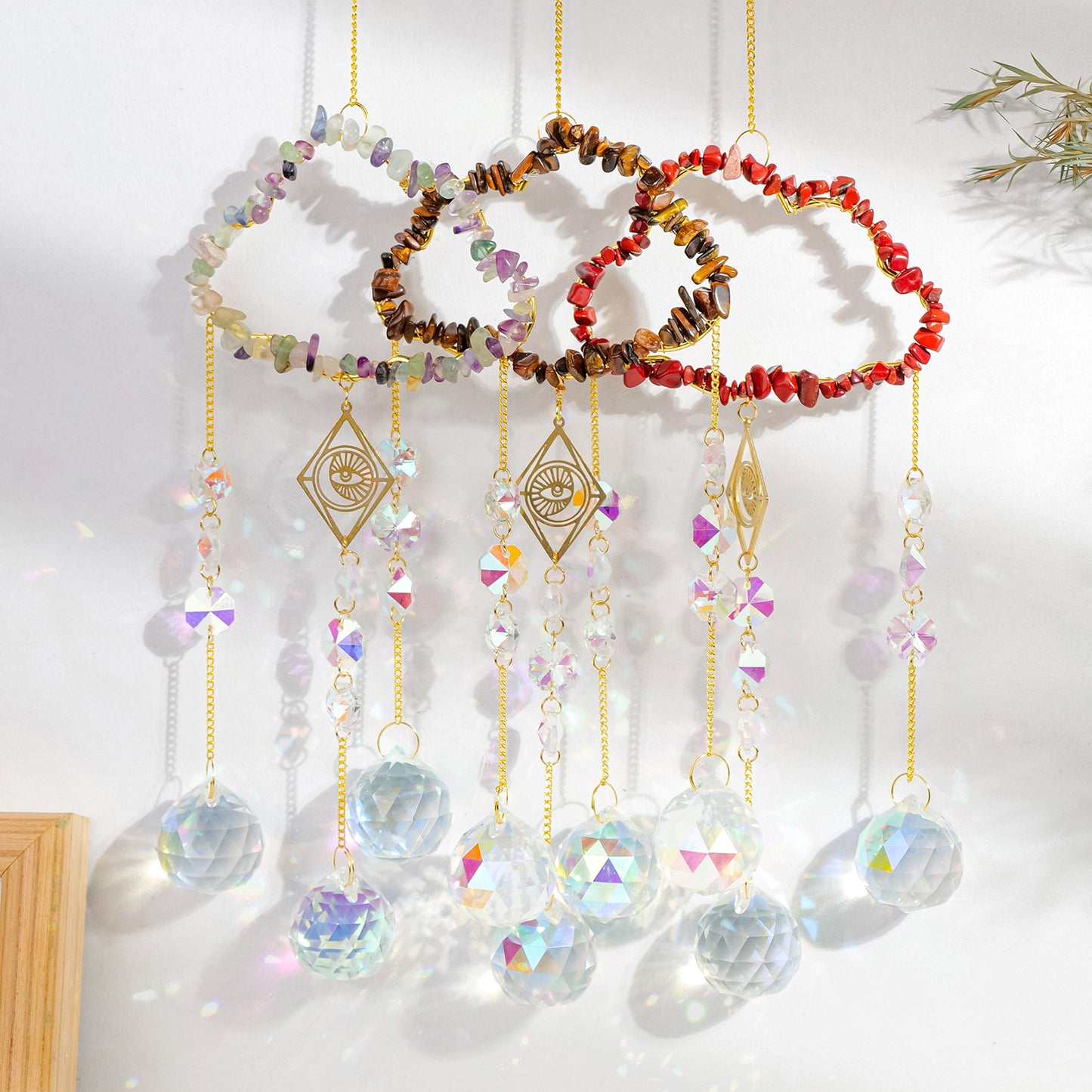 Crystal Cloud Pendant Suncatcher Hanging