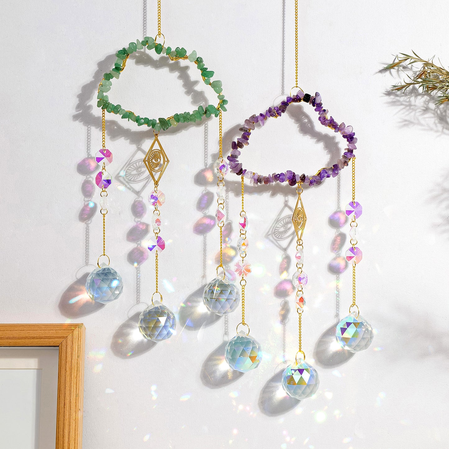 Crystal Cloud Pendant Suncatcher Hanging